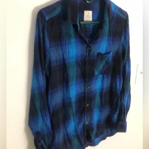 American Eagle Vintage Boyfriend button up long sleeve shirt